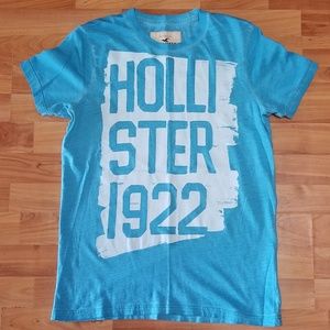 Men's Hollister Light Blue Short Sleeve T-Shirt